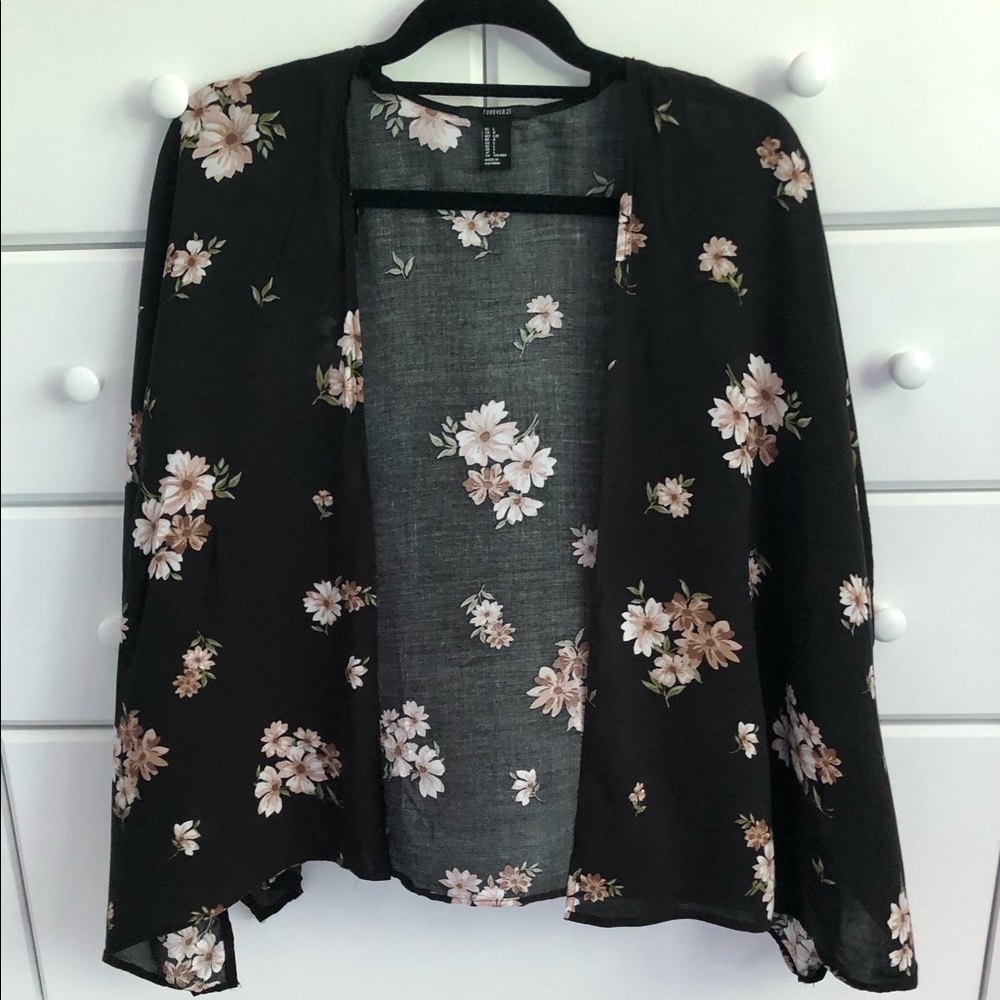 Forever 21 Floral Shawl